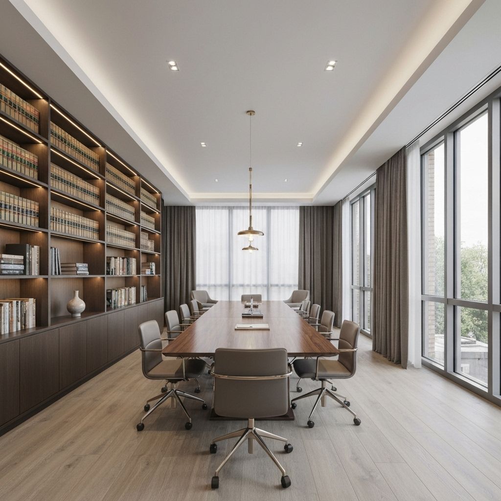 Professional law firm office interior